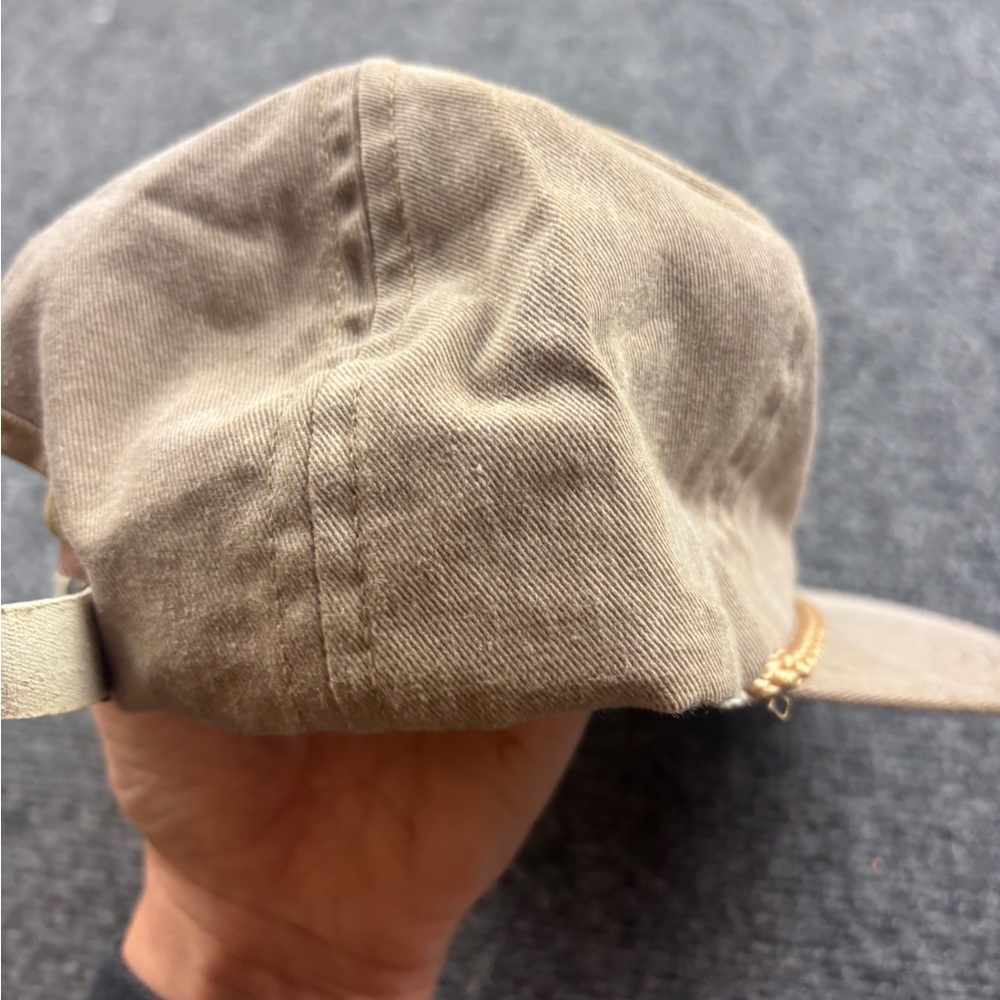 CHEVROLET Vintage Tan Adjustable Baseball Hat “100,000 Mile Club” One Size Fits - Picture 2 of 6